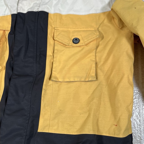 Burton Dryride Snowboard Ski Jacket Size Mens Large Yellow Black - Picture 4 of 11